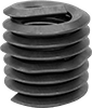 Screw-Locking Helical Threaded Inserts
