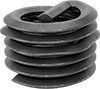Screw-Locking Helical Threaded Inserts