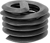 Screw-Locking Helical Threaded Inserts