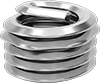 Screw-Locking Helical Threaded Inserts