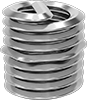 Screw-Locking Helical Threaded Inserts