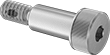 Image of Product. Front orientation. Shoulder Screws. Thread-Locking Stainless Steel Hex-Drive Shoulder Screws.