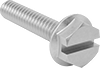 Stainless Steel Flanged Slotted Hex Head Screws