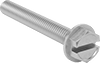 Stainless Steel Flanged Slotted Hex Head Screws