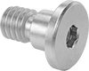 Stainless Steel Ultra-Low-Profile Hex-Drive Precision Shoulder Screws