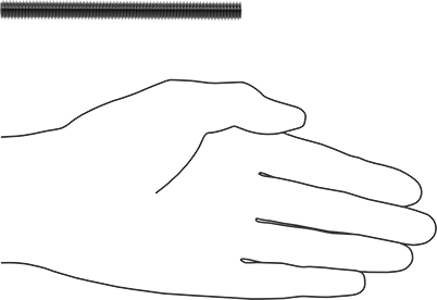 Image of Product. Side1 orientation. Contains SizingReference. High-Strength Steel Threaded Rod, 5/16"-18 Thread Size, 4" Long.