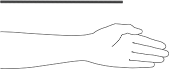 Image of Product. Side1 orientation. Contains SizingReference. High-Strength Steel Threaded Rod, 5/16"-18 Thread Size, 1 Foot Long.