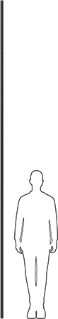 Image of Product. Side1 orientation. Contains SizingReference. High-Strength Steel Threaded Rod, 1-1/2"-6 Thread Size, 12 Feet Long.