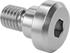 Stainless Steel Low-Profile Hex-Drive Precision Shoulder Screws