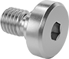 Stainless Steel Low-Profile Hex-Drive Precision Shoulder Screws