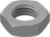 Metric Fine-Thread Medium-Strength Steel Thin Hex Nuts
