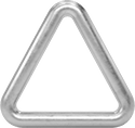 Image of Product. Front orientation. Webbing Rings. Triangular Webbing Rings, Style A.