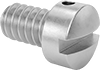 Wire-Locking Stainless Steel Fillister Head Slotted Screws