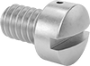 Wire-Locking Stainless Steel Fillister Head Slotted Screws