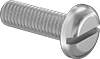 Metric Steel Pan Head Slotted Screws