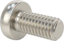 Image of Product. Back orientation. 18-8 Stainless Steel Pan Head Torx Screws, M3 x 0.50 mm Thread Size, 6 mm Long.