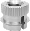 Strong-Grip Screw-to-Expand Press-In Threaded Inserts for Plastic
