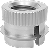 Strong-Grip Screw-to-Expand Press-In Threaded Inserts for Plastic