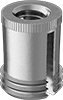 Pull-Out Resistant Screw-to-Expand Inserts for Plastic