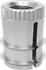 Strong-Grip Screw-to-Expand Press-In Threaded Inserts for Plastic