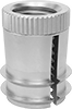 Strong-Grip Screw-to-Expand Press-In Threaded Inserts for Plastic