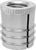 Strong-Grip Screw-to-Expand Press-In Threaded Inserts for Plastic