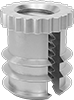 Strong-Grip Screw-to-Expand Press-In Threaded Inserts for Plastic