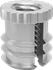 Strong-Grip Screw-to-Expand Press-In Threaded Inserts for Plastic