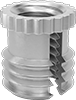 Strong-Grip Screw-to-Expand Press-In Threaded Inserts for Plastic