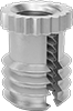 Strong-Grip Screw-to-Expand Press-In Threaded Inserts for Plastic