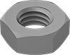Metric Medium-Strength Steel Thin Hex Nuts