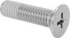 Thread-Locking Stainless Steel Phillips Flat Head Screws
