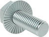Steel Serrated-Flange Hex Head Screws
