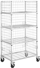 Image of Product. Front orientation. Shelving. Three-Sided Wire Shelving.