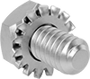 Stainless Steel Hex Head Screws with External-Tooth Lock Washer