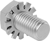 Steel Hex Head Screws with External-Tooth Lock Washer