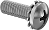 Steel Pan Head Phillips Screws with External-Tooth Lock Washer