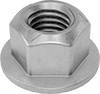 Distorted-Thread Flange Nuts