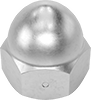 Super-Corrosion-Resistant 316 Stainless Steel Distorted-Thread Cap Locknuts