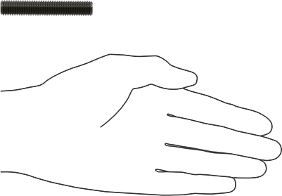 Image of Product. Side1 orientation. Contains SizingReference. Low-Strength Steel Threaded Rod, M10 x 1.5 mm Thread Size, 60 mm Long.