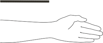 Image of Product. Side1 orientation. Contains SizingReference. Low-Strength Steel Threaded Rod, M10 x 1.50 mm Thread Size, 200 mm Long.