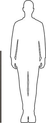 Image of Product. Side1 orientation. Contains SizingReference. Low-Strength Steel Threaded Rod, M18 x 2.50 mm Thread Size, 1 M Long.