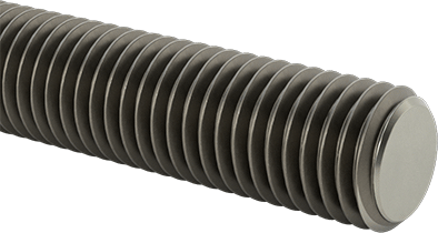 Image of Product. Front orientation. Low-Strength Steel Threaded Rod, M18 x 2.50 mm Thread Size, 1 M Long.