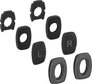 Image of Product. Front orientation. Earmuff Cushions. Environmental Awareness Earmuffs.