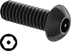 Tamper-Resistant Hex-Drive Steel Button Head Screws