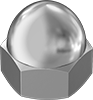 18-8 Stainless Steel Distorted-Thread Cap Locknuts