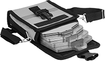 Image of Product. Shims with Canvas Bag. Front orientation. Shims. Slot, Precision Adjust, Sold as Assortments, Shims with Canvas Bag.