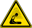 Image of Product. Front orientation. Labels. Hazardous Material ISO Labels , Asphyxiating Atmosphere Hazard Symbol.