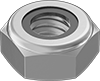 Thin-Profile Nylon-Insert Locknuts