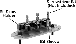 Image of Product. Front orientation. Contains Annotated. Bit Changing Stations. Robot-Ready Collaborative Screwdrivers.